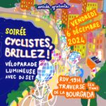 Soirée Cyclistes brillez; DJ set et parade luminseuse avec Nice à vélo